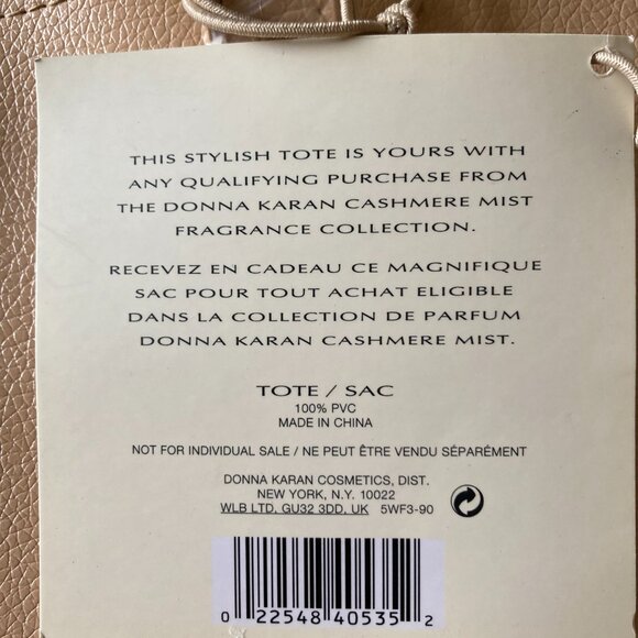 DKNY Donna Karan Creamy Beige Tote NWT - Picture 5 of 10